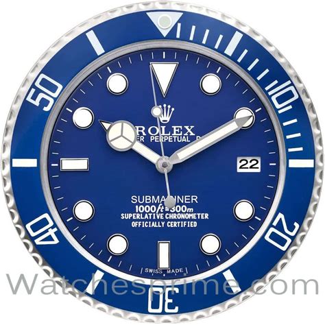 clockology rolex submariner|genuine rolex wall clock.